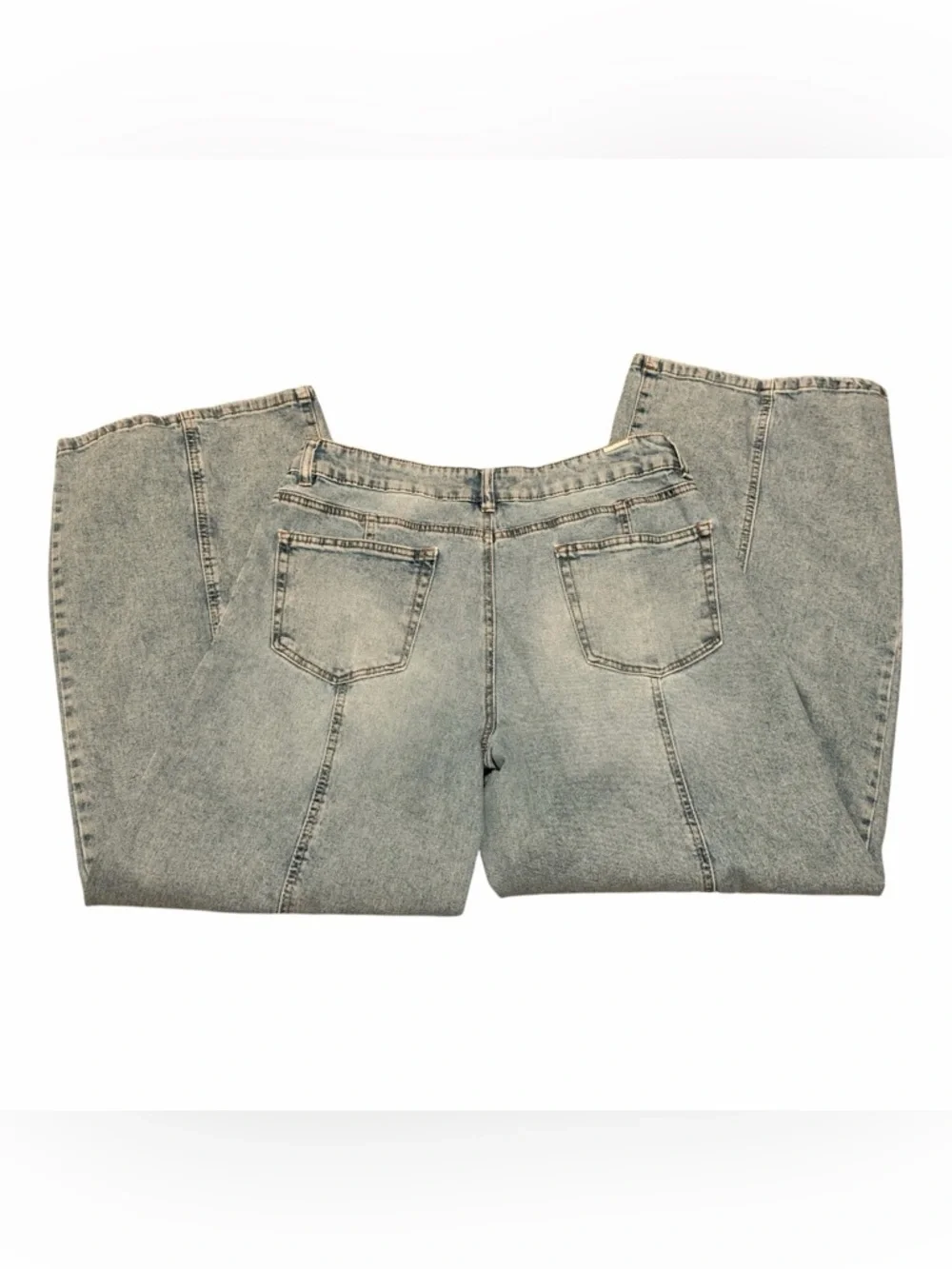 Madden Girl Vintage-Inspired High-Rise Panel Jeans - Light Blue Size 13 Juniors